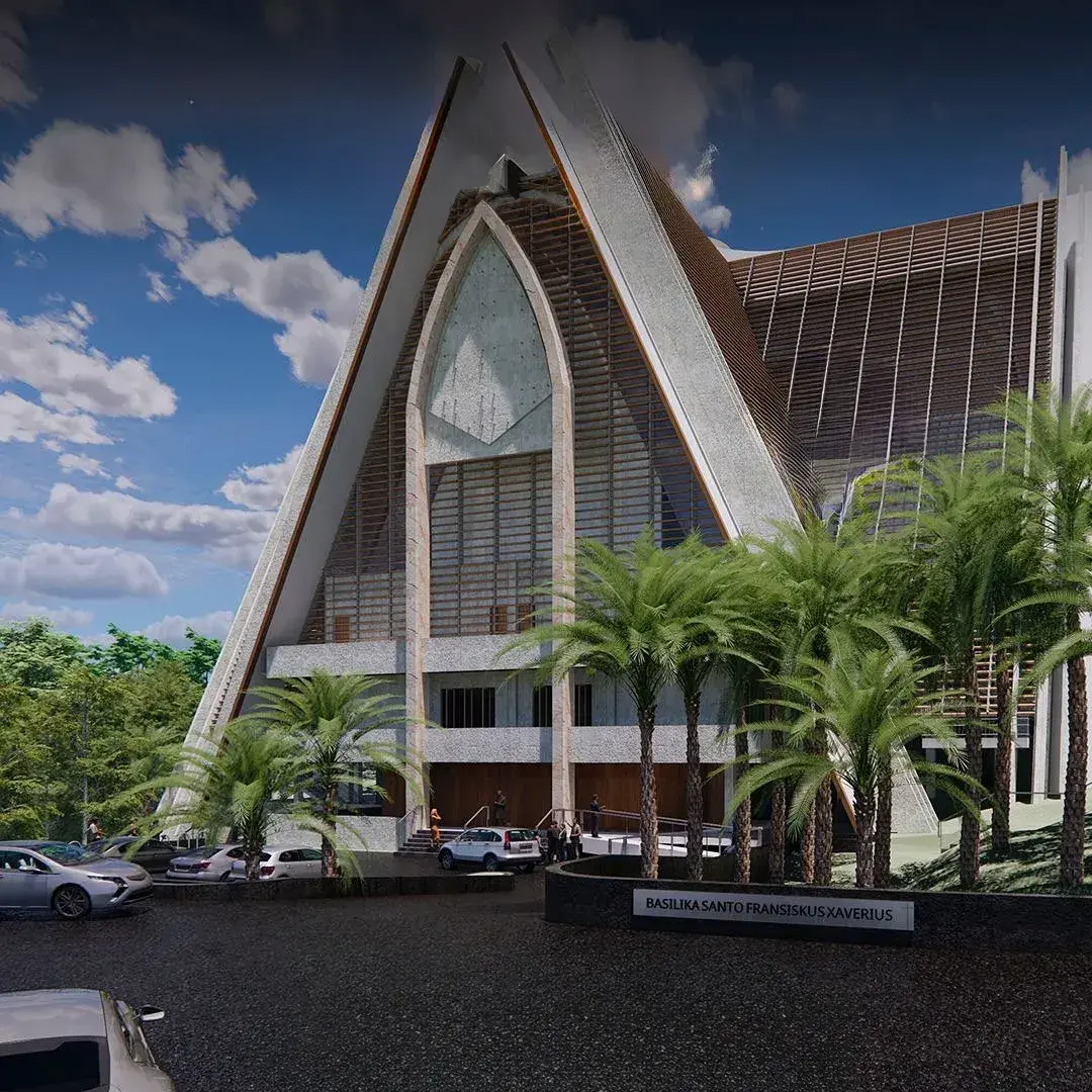 Gambar yang menunjukkan lokasi Gereja Santo Fransiskus Xaverius di Nusantara