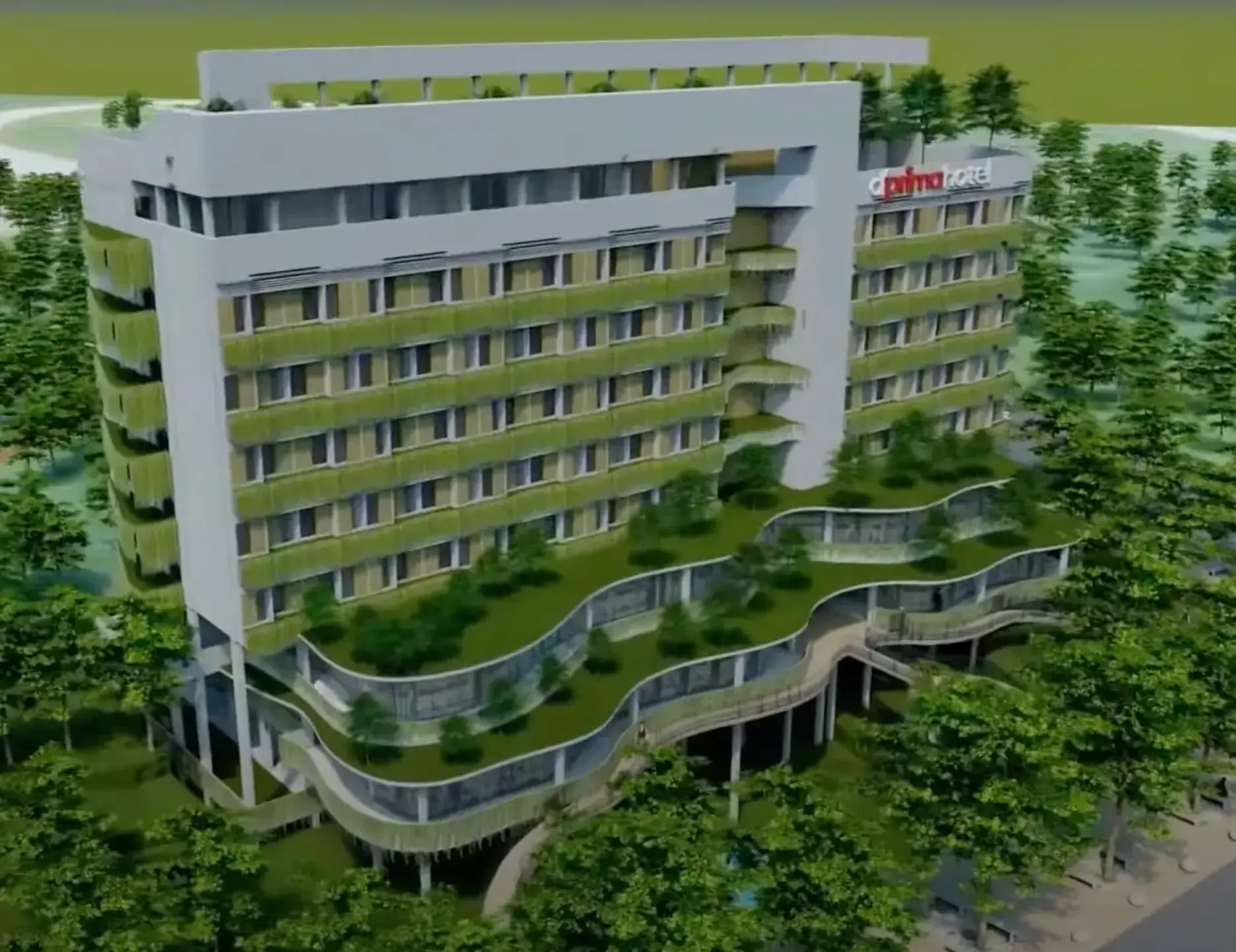 Gambar yang menunjukkan lokasi D'PrimaHotel Nusantara di Nusantara