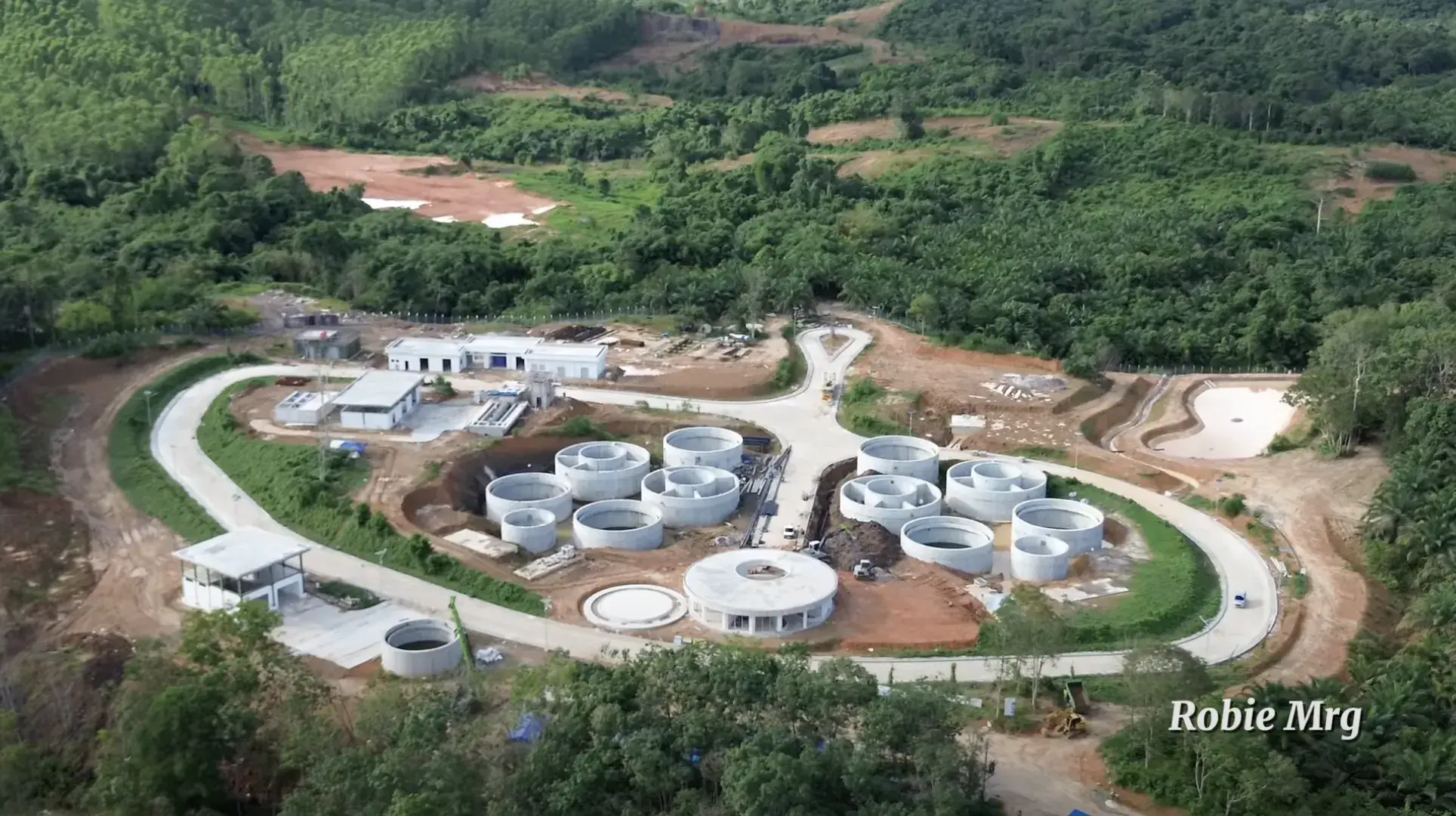Foto van de Instalasi Pengolahan Air Limbah (IPAL) 2 locatie in Nusantara