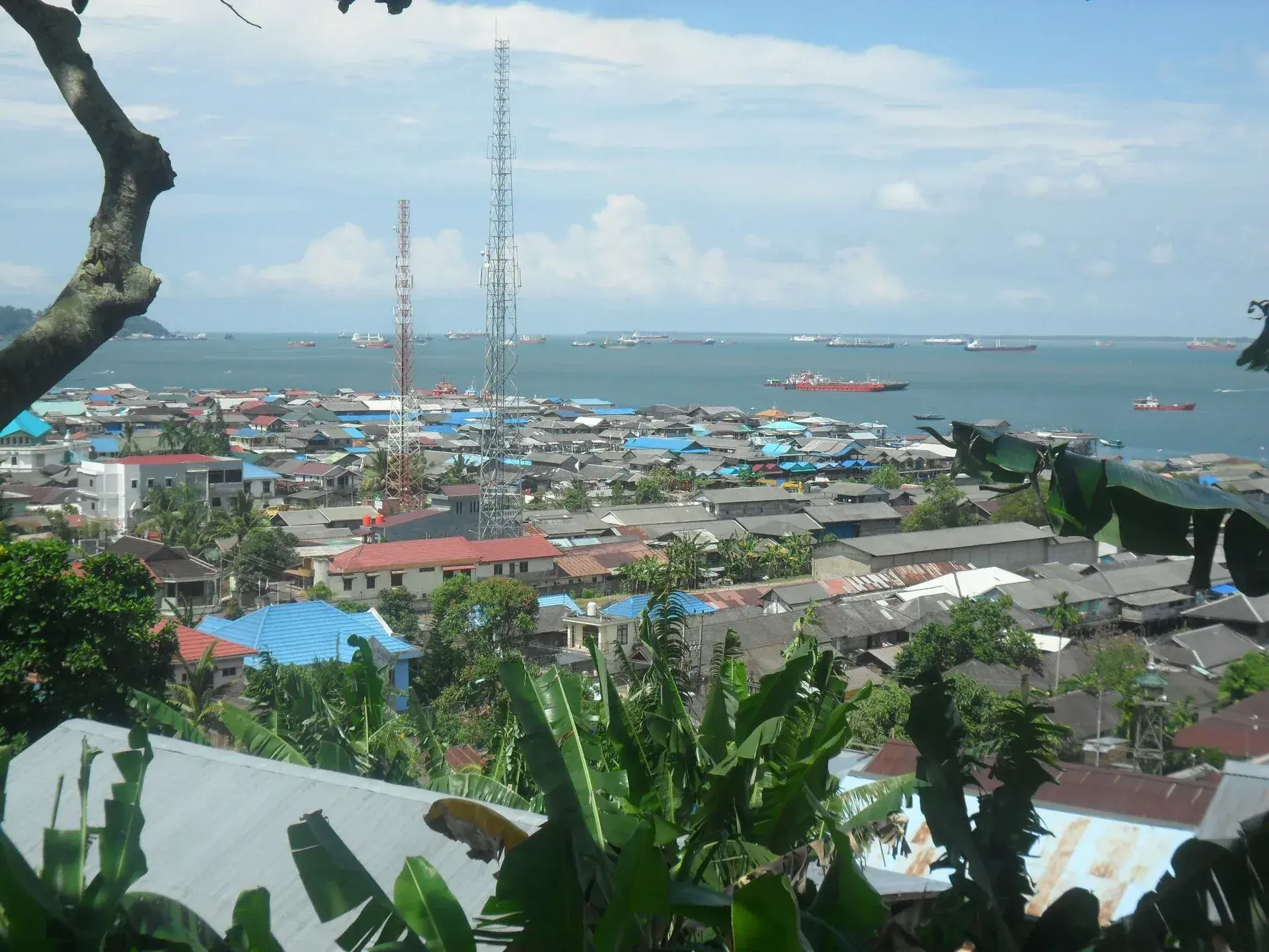 Foto van de Teluk Balikpapan (Balikpapan Bay) locatie in Nusantara