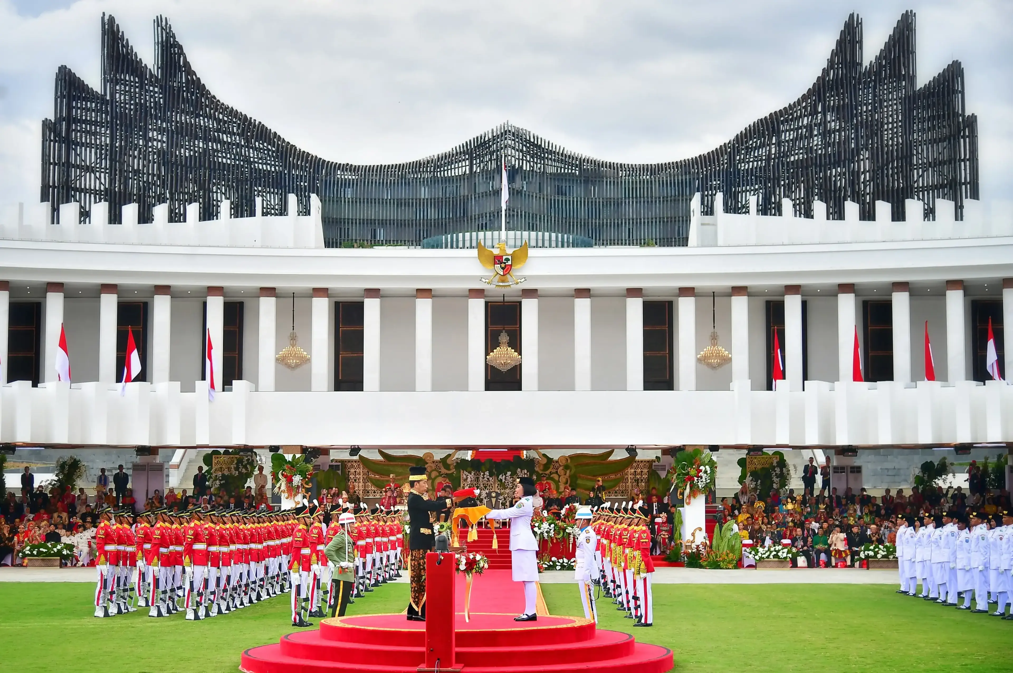 Foto van de Istana Presiden locatie in Nusantara