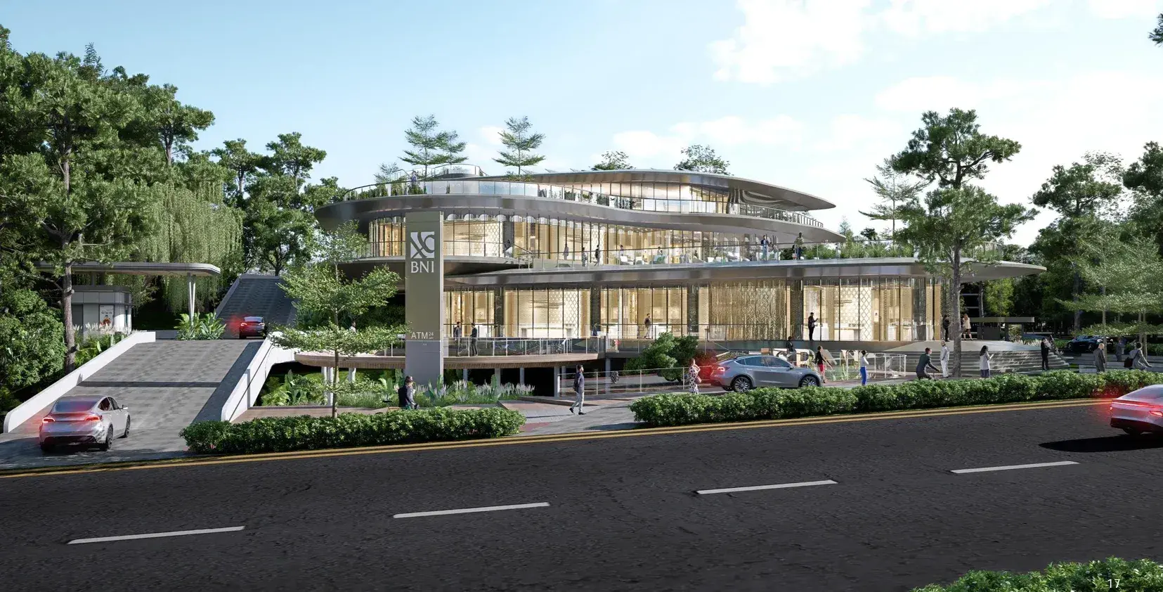 Image showing the BNI Pavilion location in Nusantara