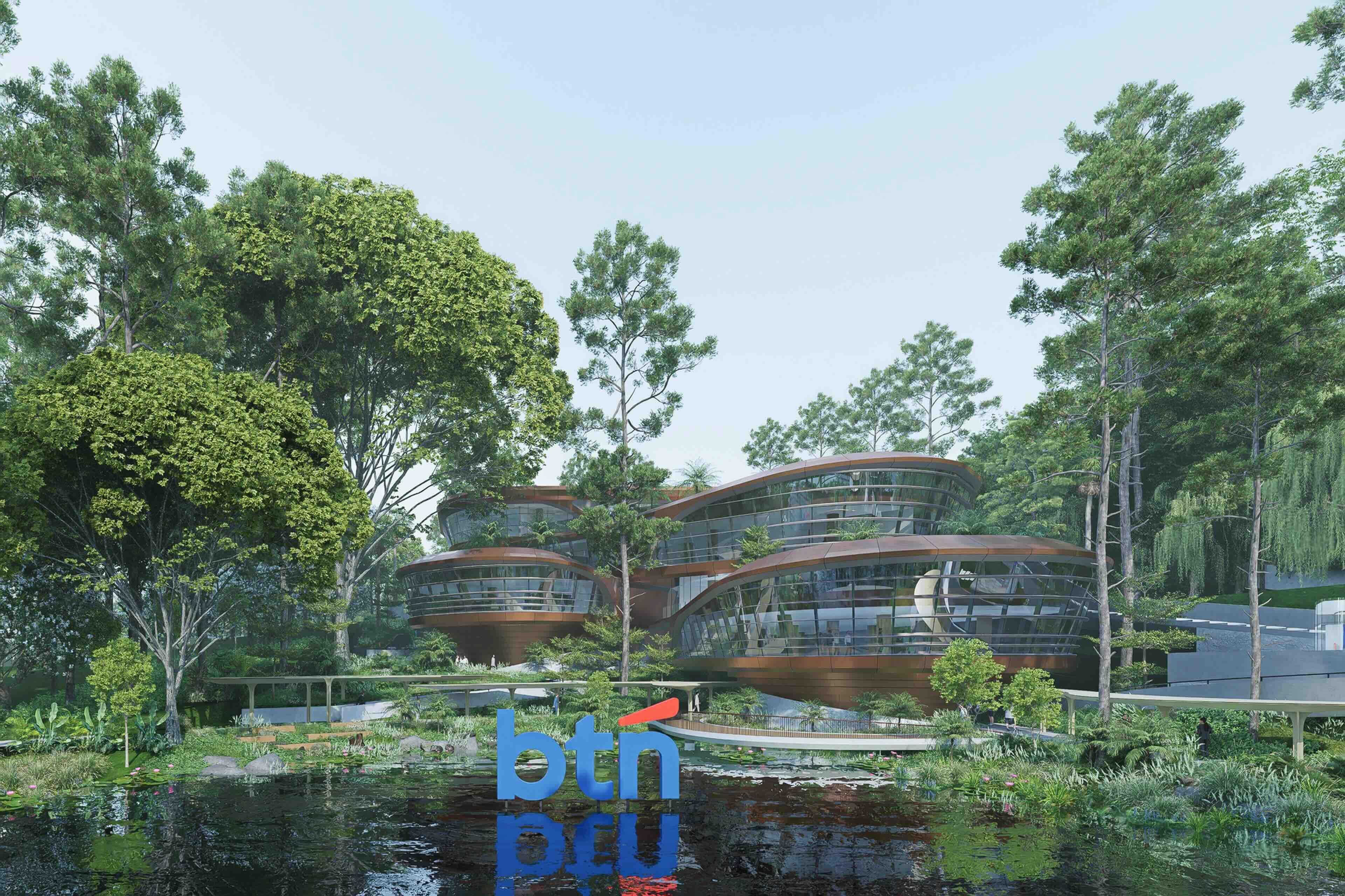 Gambar yang menunjukkan lokasi Bank BTN di Nusantara