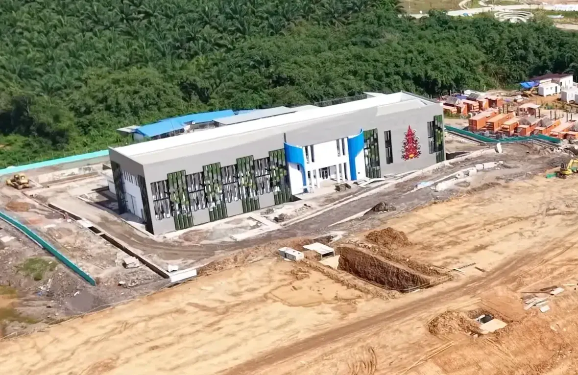 Foto van de GIS 4 locatie in Nusantara
