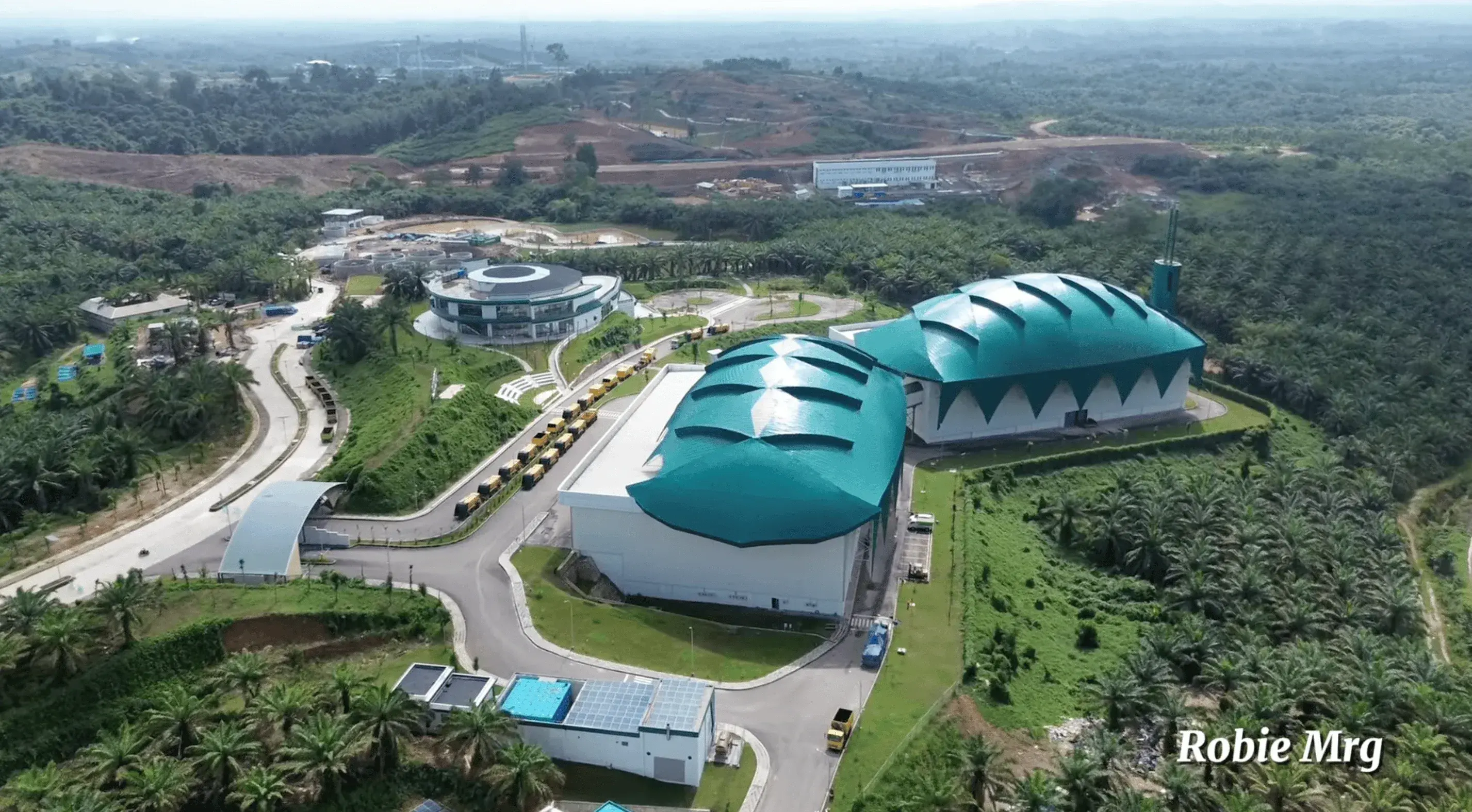 Foto van de Instalasi Pengolahan Air Limbah (IPAL) & TPST locatie in Nusantara