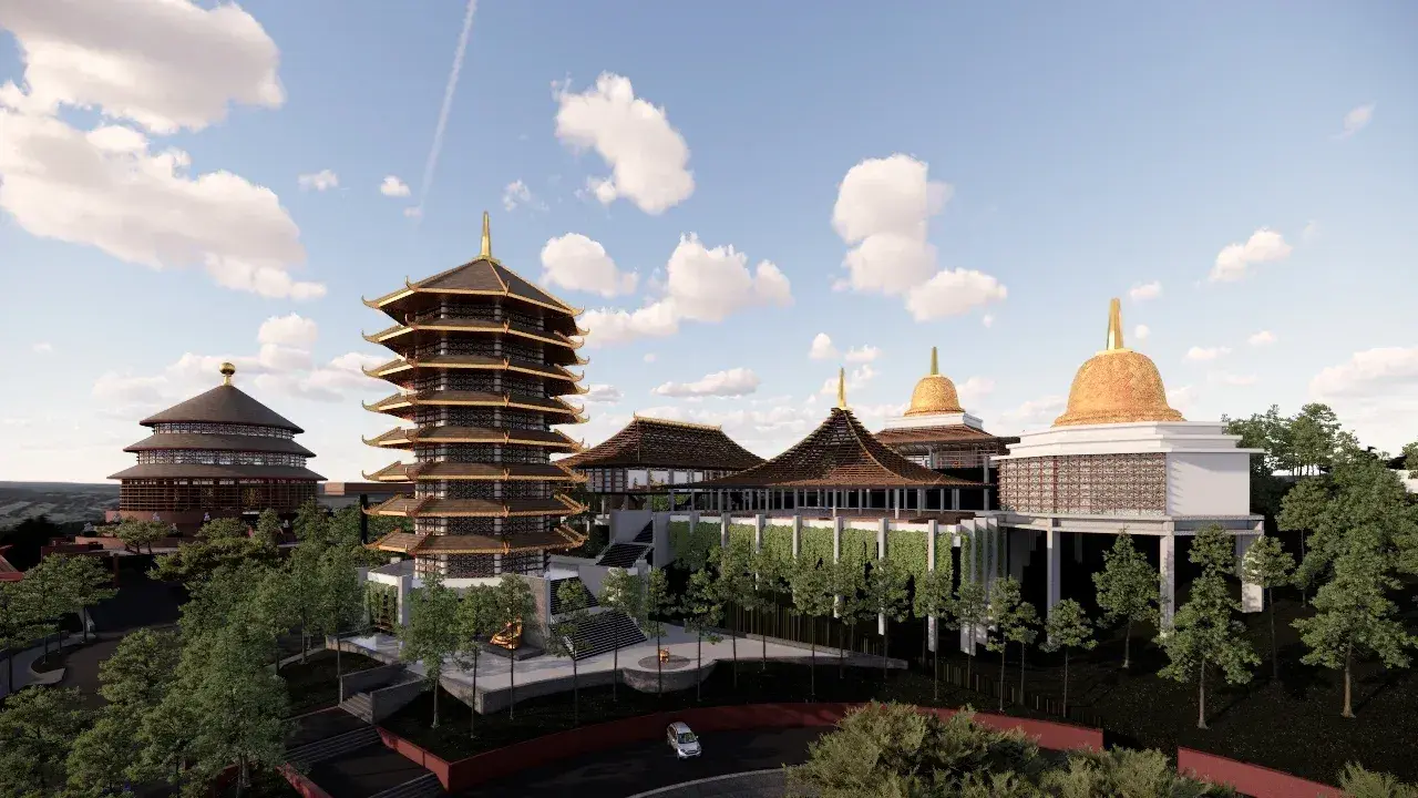 Image showing the Vihara Besar location in Nusantara