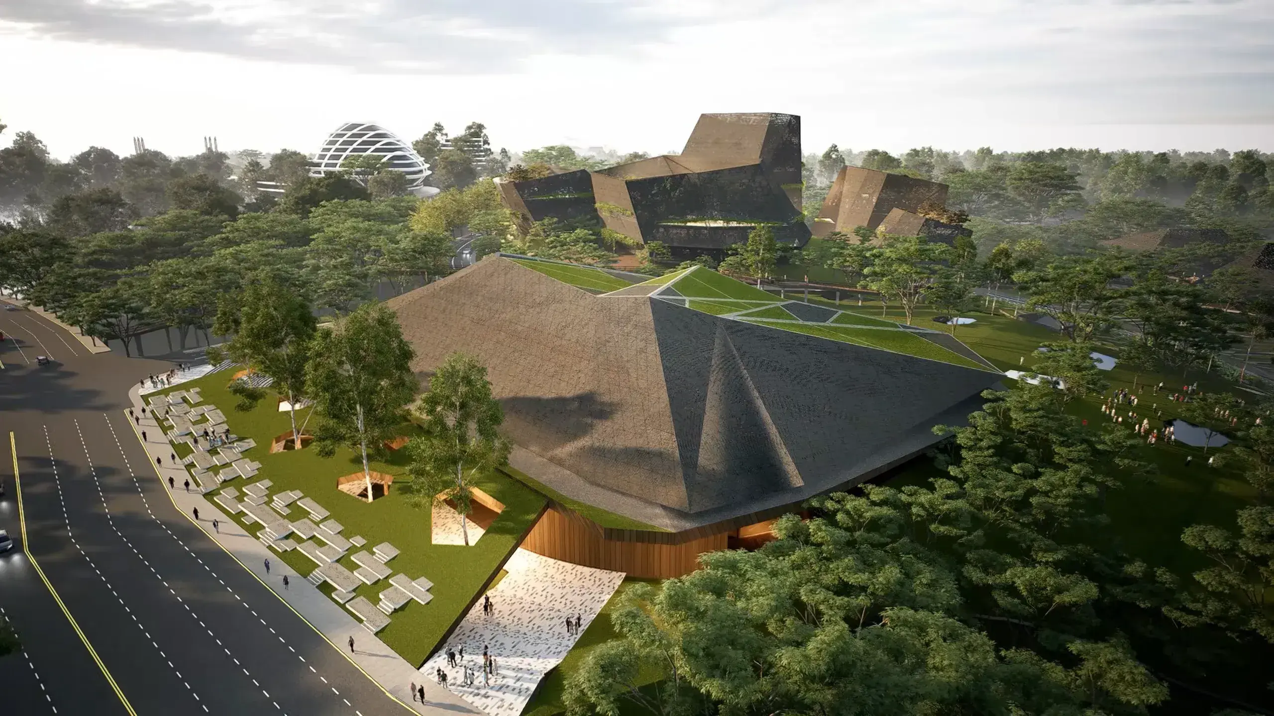 Foto van de Sportarena Nusantara locatie in Nusantara