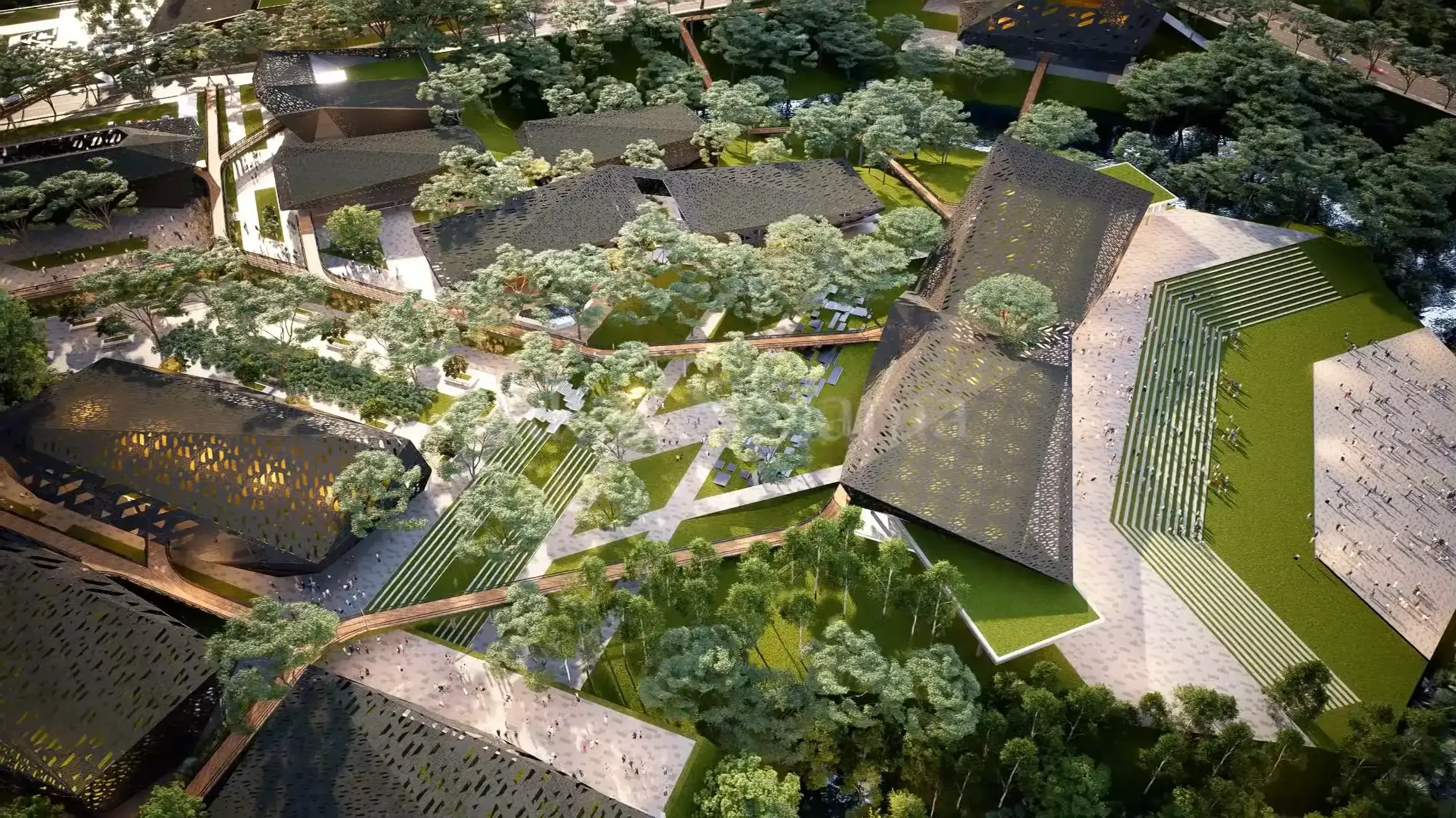 Foto van de Cultuurpark Nusantara locatie in Nusantara
