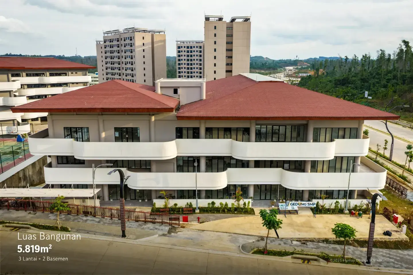 Gambar yang menunjukkan lokasi SMP di Nusantara